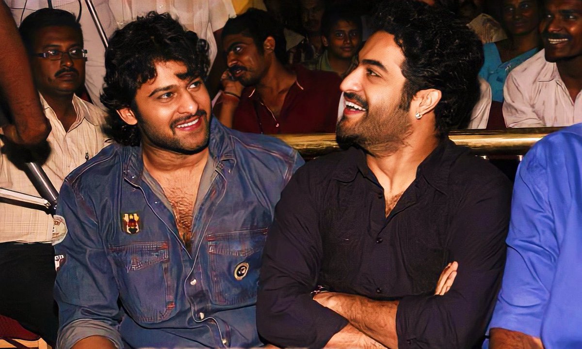 NTRFanTrends's tweet photo. Happy Birthday To Darling Of TFI, The Rebel Star #Prabhas Garu, Best Wishes From All #ManOfMassesNTR @tarak9999 Fans ❤️‍🔥

All The Best For Your Upcoming Projects #Fauzi &amp; #SPIRIT⚡️

#HappyBirthdayPrabhas https://t.co/BmjeCH7xLv