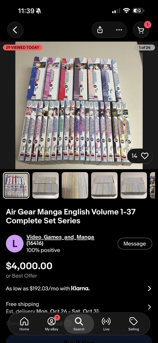 Th3MangaAddict's tweet photo. A lot of you guys tell us to buy second hand so it’s cheaper etc etc. sometimes that’s not the case at all…examples.

I’m so down for buying legit &amp; not pirating but when shit isn’t accessible what can you do ?
Crunchyroll used to be a pirating site btw https://t.co/7f5TLXFIWE