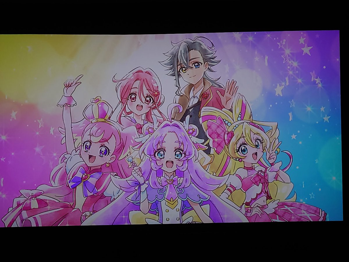 ROXAS_aipri's tweet photo. #映画たんプリみたよ 
#たんプリ
 #プリキュア
 #precure

また観てきましたd('∀'*) 

素敵なイラストのポストカードや特別映像をありがとうございます（＾∇＾）

もう1回だけまた観ますo,+:｡☆.*・+｡ https://t.co/Xn112iQytk
