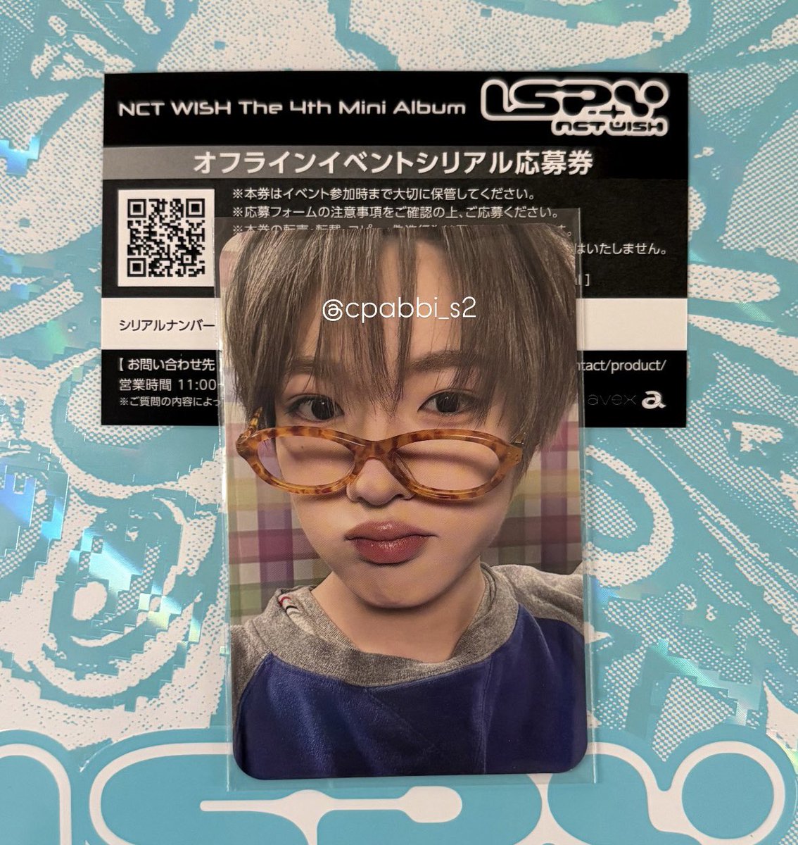 cpabbi_s2's tweet photo. NCTWISH NCT WISH I spy シリアル 交換 譲渡 買取

譲）未使用シリアル1枚

求）買取(ご提示ください)

リプまたはdmにて気軽にお声掛けください🙌🏻 💌 https://t.co/hISPiq4f0o