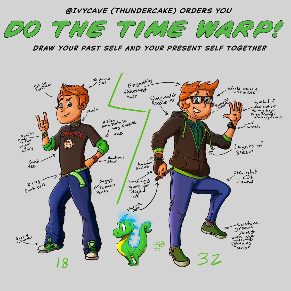 ScribbleAddict's tweet photo. My art 2021 vs now https://t.co/pVaZEVYBli