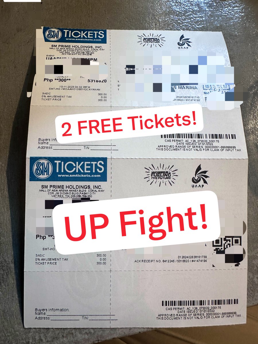 LadyCHK's tweet photo. TICKET GIVEAWAY!  🆓

I am giving away 2 Box Premium (UB) tickets for the UP vs UE game this Sunday to be played at the Blue Eagle Gym at 2:30 PM.  ✌️🎟️🏀

DM me directly to claim them and I can meet you at the venue before the game.  📩

#UPFight ✊♥️💚 https://t.co/76tV1RchFg