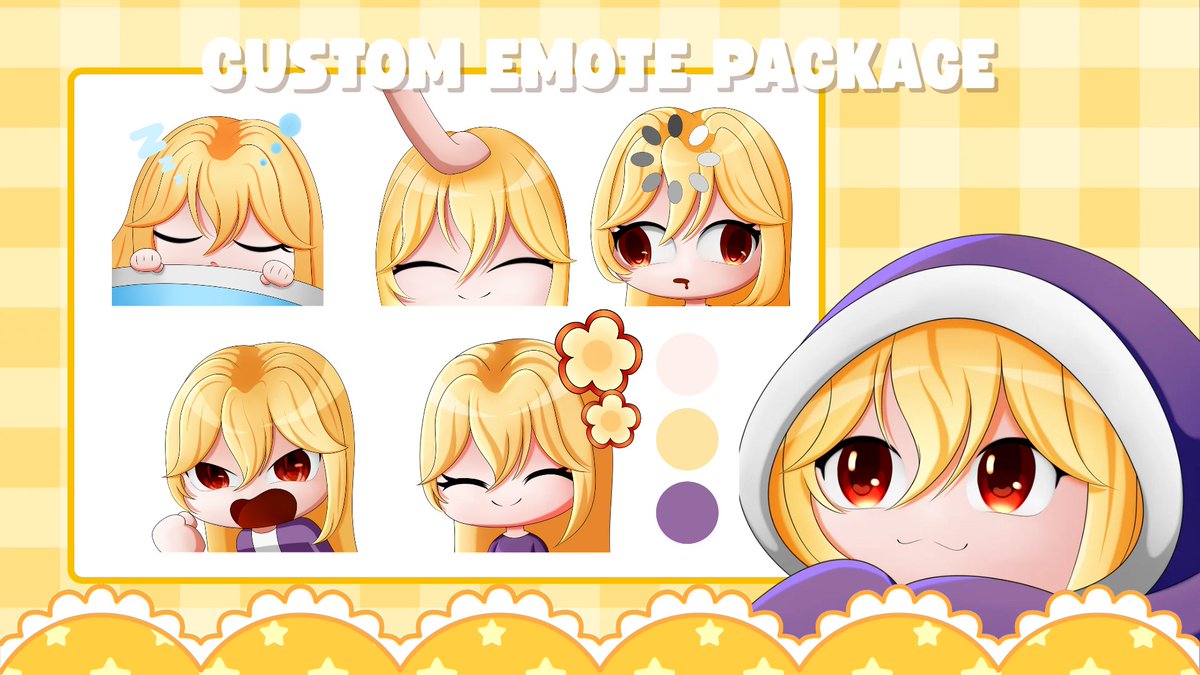 aksaramedia_'s tweet photo. EMOJI SHEET COMMISSION OPEN!
Bring your character to life with a custom emoji sheet! ✨
♡ Personalized to your OC
♡ Expressive &amp; full of personality
♡ Great for personal use and streaming
DM for prices &amp; details! 
RTs help a lot, thank you! 
#artcommissions #commissionopen https://t.co/oSlkV6rat2