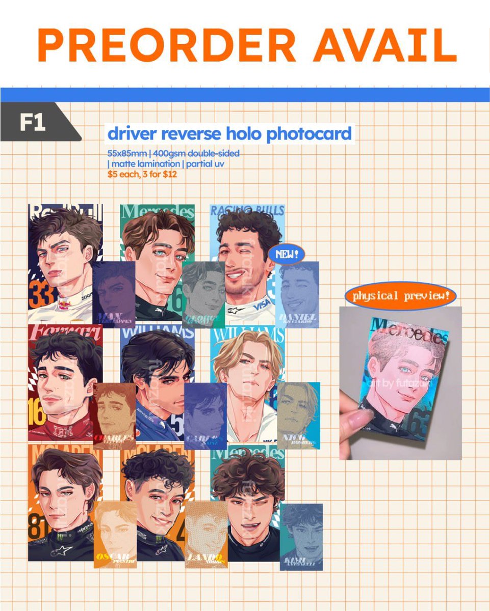 dividedfor's tweet photo. [🇲🇾MY GO] futazuki's '26 doumini (f1 fanmerch) by @futazuki 

💰RM13~RM38  
📆~ 30 Oct, 6pm    
✅ No second payment

➡️ https://t.co/uYaoY4ONke

#dividedforGO https://t.co/SInAPNZnWW