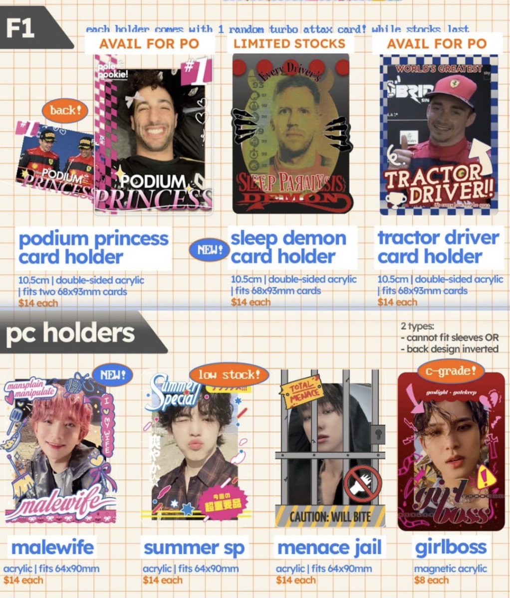 dividedfor's tweet photo. [🇲🇾MY GO] futazuki's '26 doumini (f1 fanmerch) by @futazuki 

💰RM13~RM38  
📆~ 30 Oct, 6pm    
✅ No second payment

➡️ https://t.co/uYaoY4ONke

#dividedforGO https://t.co/SInAPNZnWW