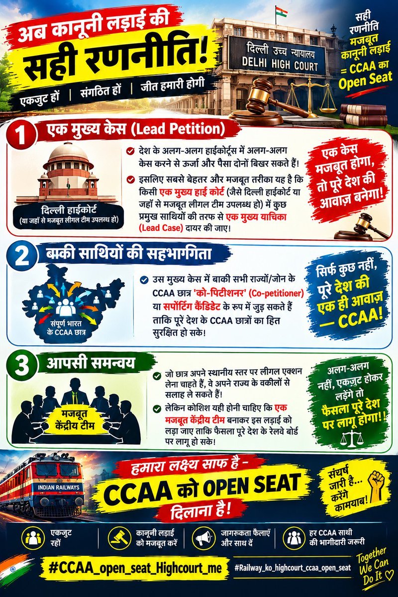 chetanchavan000's tweet photo. 🚨सभी रिअल CCAA कॅन्डीडेट के लिये महत्वपूर्ण 🚫 सूचना एवं सही रणनीती
Followe करो🙏
🚂🚂🚂🚂🚂🚂🚂🚂🚂
@RailMinIndia @AshwiniVaishnaw @narendramodi @WesternRly @RailwaySeva @NWRailways @RailwayNorthern @ECRlyHJP @EasternRailway @GMSRailway @Meenusuzi123 https://t.co/dCaXb4iXmf
