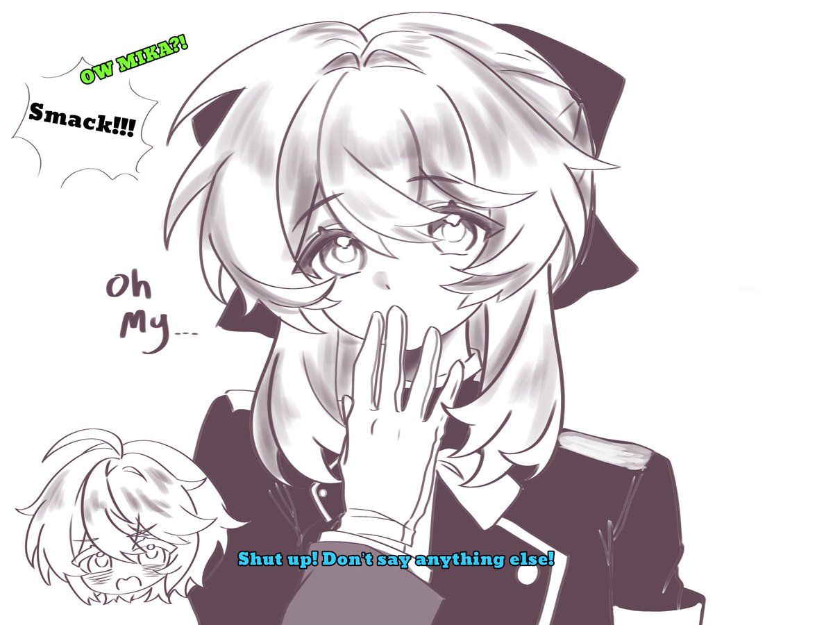 YumuYuma's tweet photo. Song reference #優ミカ #shinoa https://t.co/Y775SOxw9w