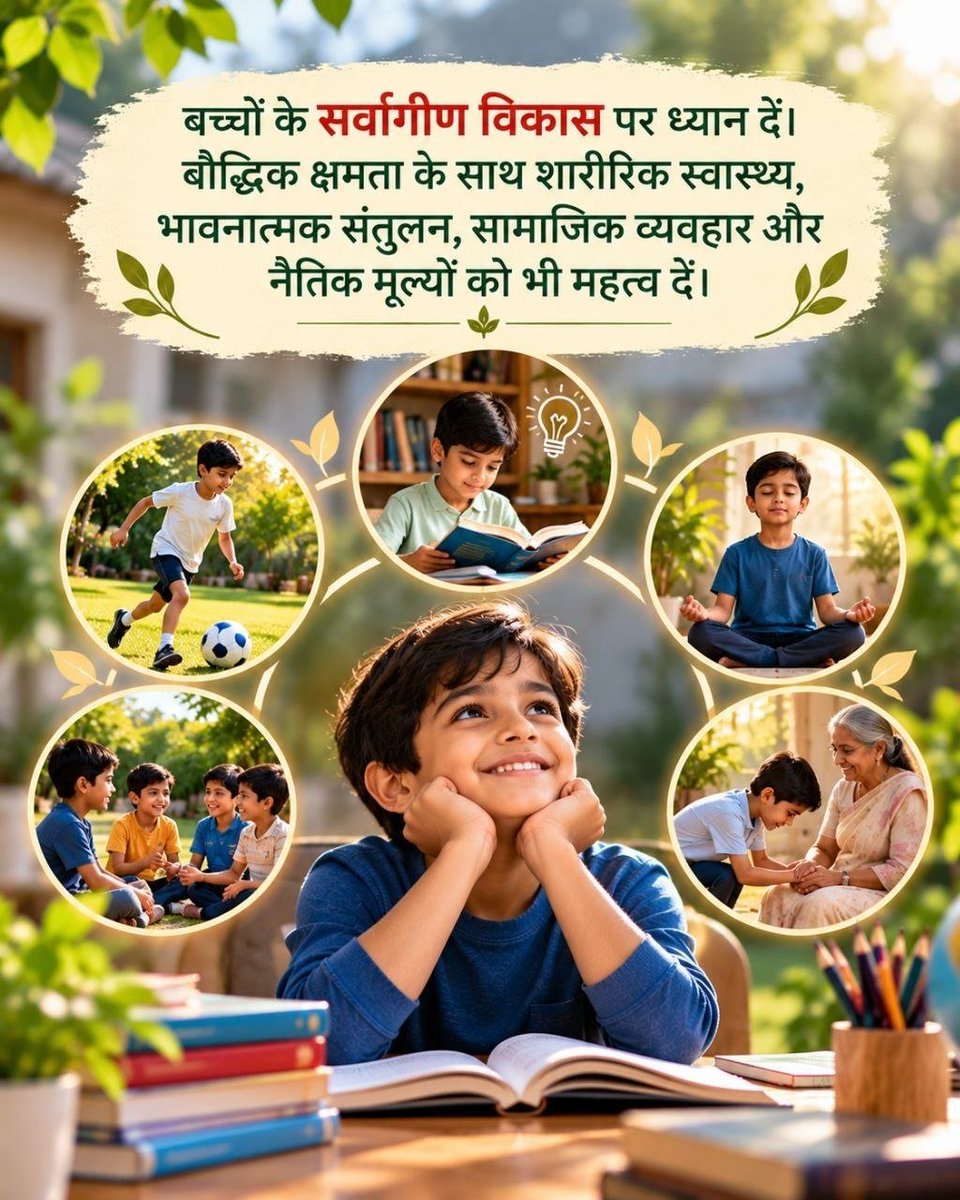 RajokriAshram's tweet photo. बच्चों को दूसरों की सफलता देखकर प्रसन्न होना और उनसे प्रेरणा लेना सिखाएँ। ईर्ष्या के बजाय सीखने की भावना विकसित करना जीवनभर काम आता है। ये Parenting Tips स्वस्थ प्रतिस्पर्धा और सहयोग का संतुलन बनाती हैं, जिससे #HolisticDevelopment को सकारात्मक दिशा मिलती है। https://t.co/cURDxZJlj8
