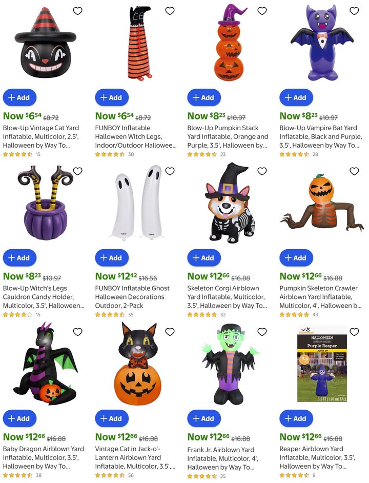 DealandSale's tweet photo. Tons of Halloween Inflatables for a STEAL‼️😱🔥👇#WalmartPartner #walmartfinds #walmartclearance https://t.co/JCHh6lmono