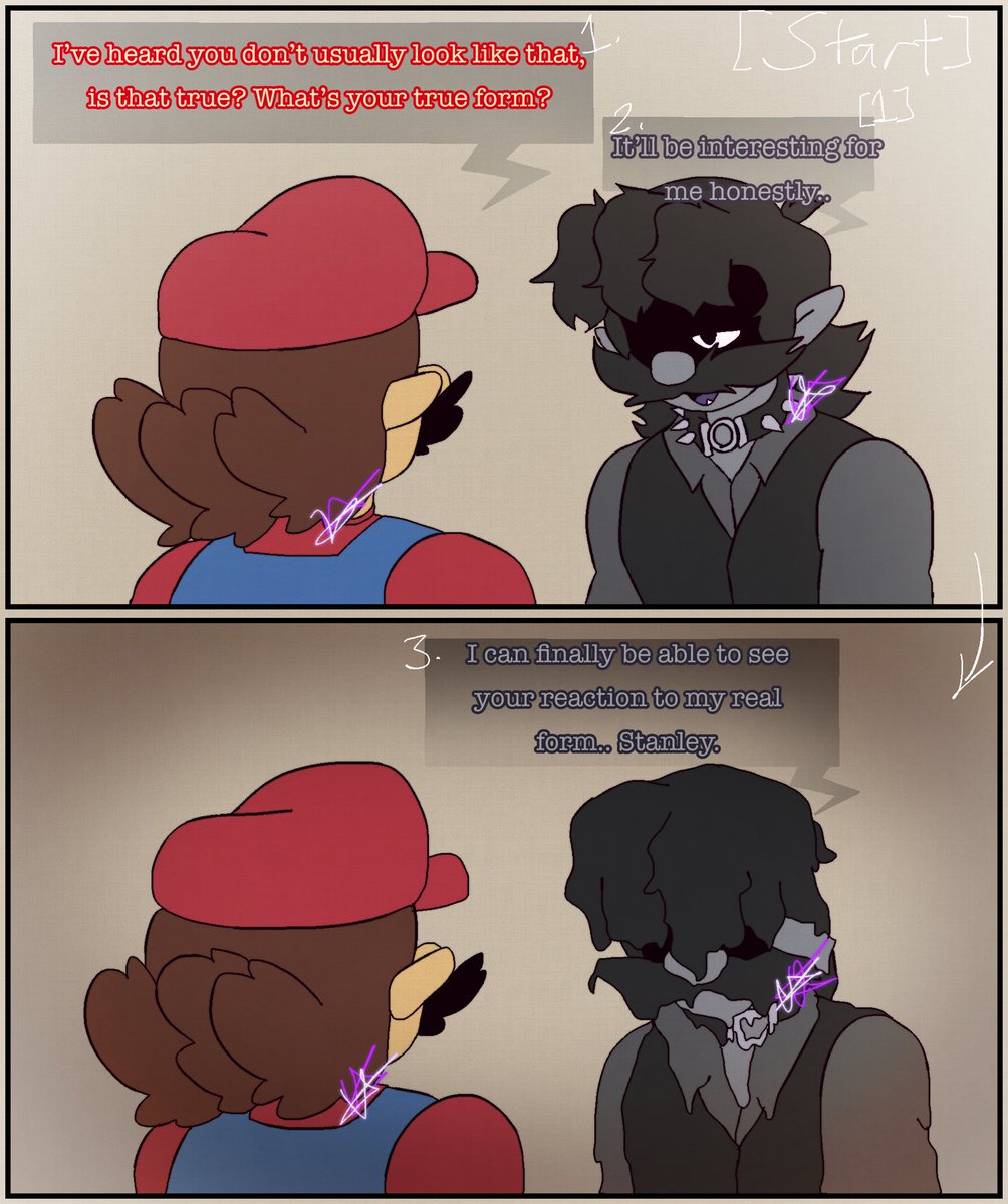 UnnieFnf's tweet photo. Yeah, Gb can change his form whenever he likes to. That’s why I made a headcanon for him. Stanley doesn’t mind it since they seen worse with others 
#mariomadnessv2 #mariomadnessgb #mariomadnessstanley #digitaldrawing #fyp https://t.co/r9Zc9XQovo