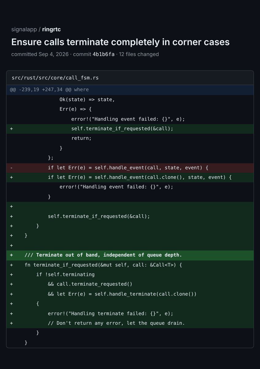 speakersecurity's tweet photo. Un fallo crítico en Signal permitía que el micrófono y, posiblemente, la cámara siguieran activos después de colgar una llamada. CVE-2026-113380.

Es preocupante las posibles situaciones que pudieran haber quedado expuestas mientras los usuarios entendía que la conversación había terminado.