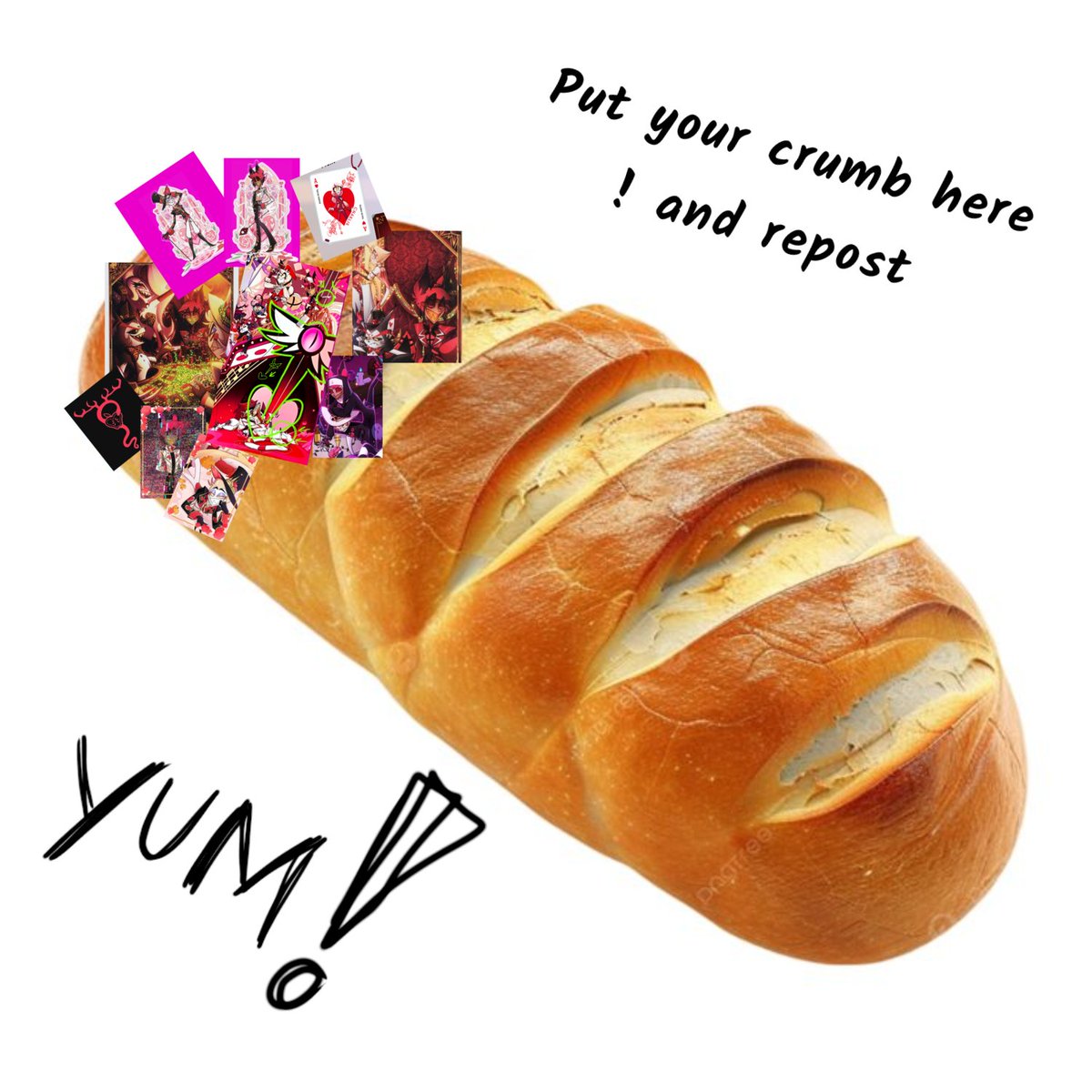 Flay_dragon06's tweet photo. Crumb by crumb, we build the loaf!.
Let's bake bread together! Join us! 
#radioapple #appleradio #hazbinhotel https://t.co/IbT7YDW923