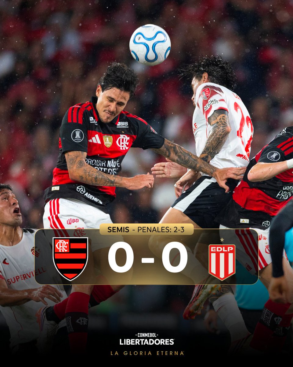 Libertadores's tweet photo. 🔝🎯🏆 ¡Ganó en los penales! @EdelpOficial festejó ante @Flamengo en el Maracaná y jugará la Final de la CONMEBOL #Libertadores

#GloriaEterna https://t.co/GAVINi54pr