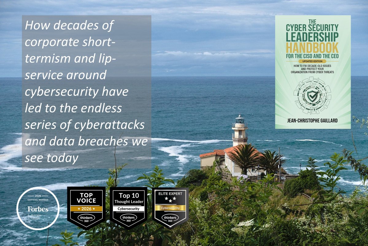 Transform_Sec's tweet photo. The Cybersecurity #Leadership Handbook for the #CISO and the #CEO

An essential read for all #leaders around #cybersecurity, looking beyond the #technology horizon, into the real dynamics of #security transformation

Buy it here on @Amazon >> https://t.co/9KuKbo0KX1 

#CIO #CTO https://t.co/OLQ0GffJu8