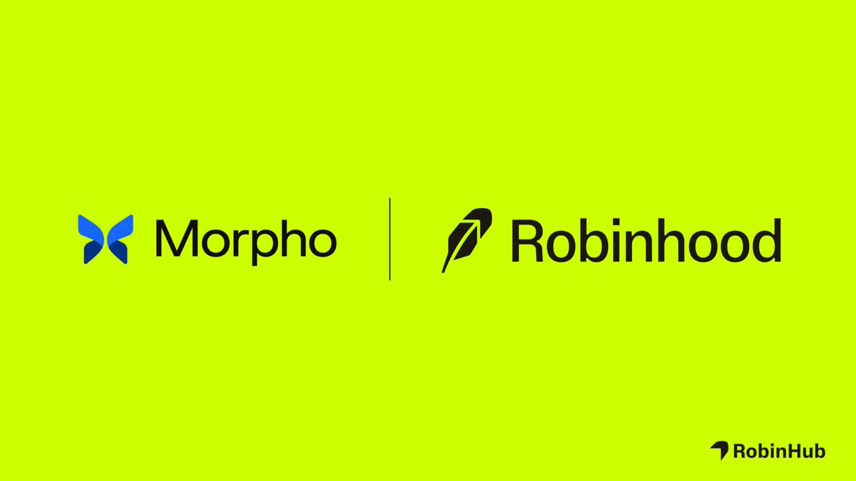 RobinHubHB's tweet photo. 🚨 Robinhood Stock Tokens can now be used as collateral on Morpho to borrow stablecoins. https://t.co/CWdvLtmJzv