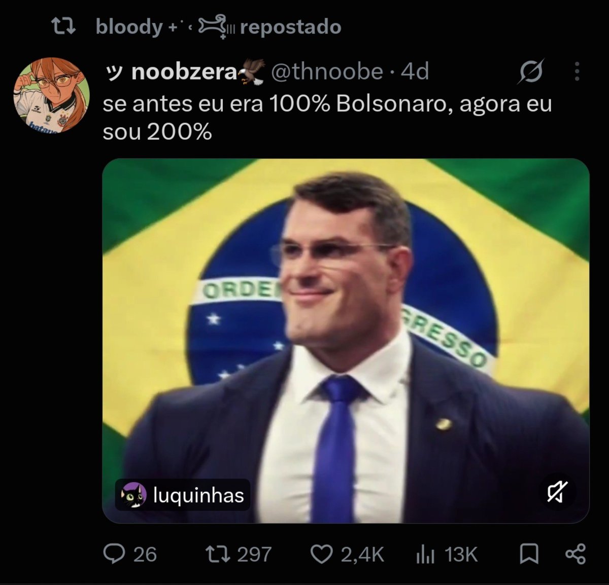 ternaviolencia's tweet photo. @toxiciism @hasad_envy @kcaImarx oi vcs seguem bolsonarista! https://t.co/wyFICGsdlr