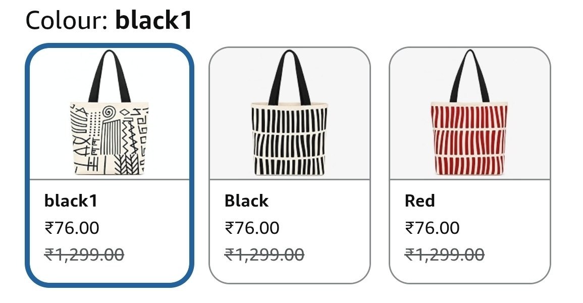 dealzland_in's tweet photo. 🔥LOOT : Tote Bag at ₹76

👉https://t.co/D3xosbekSJ
👉https://t.co/xGSB13eaF7
👉https://t.co/8hoa6MfUHQ
👉https://t.co/HMnAqtIAOQ

#AmazonLoots https://t.co/6983e7gN1O