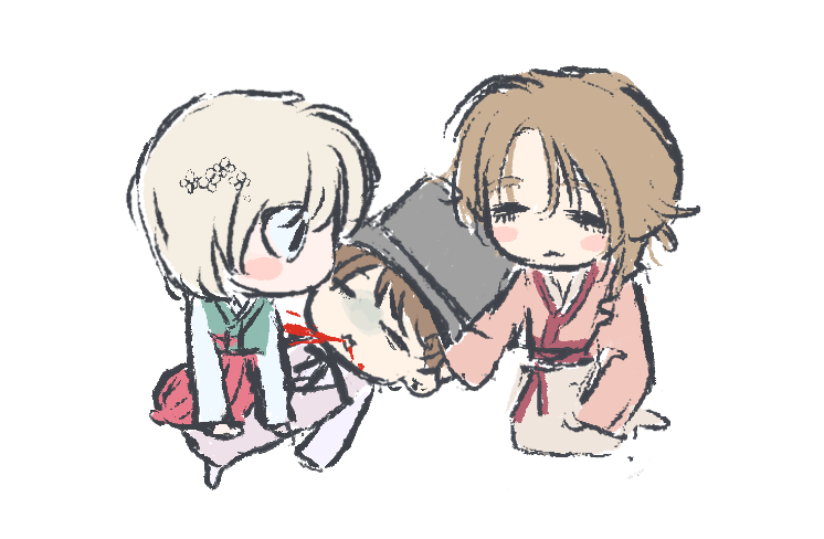 lovesickdive's tweet photo. 妹妹吃胖了，回家找哥抱，结果把哥压死了。 https://t.co/1GQmTHoo2u