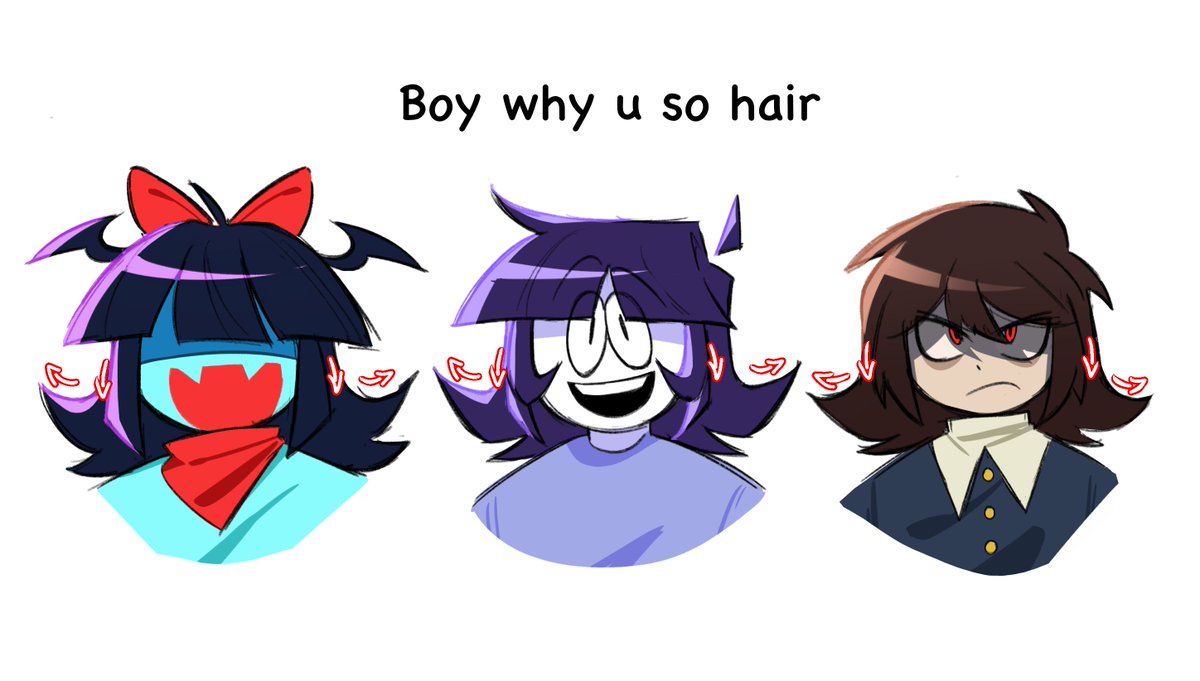 mushokidotpng's tweet photo. Random trio i made up 

#deltarune #spookymonth #hauntedhotel  #fanart https://t.co/5H1ssuQlmK