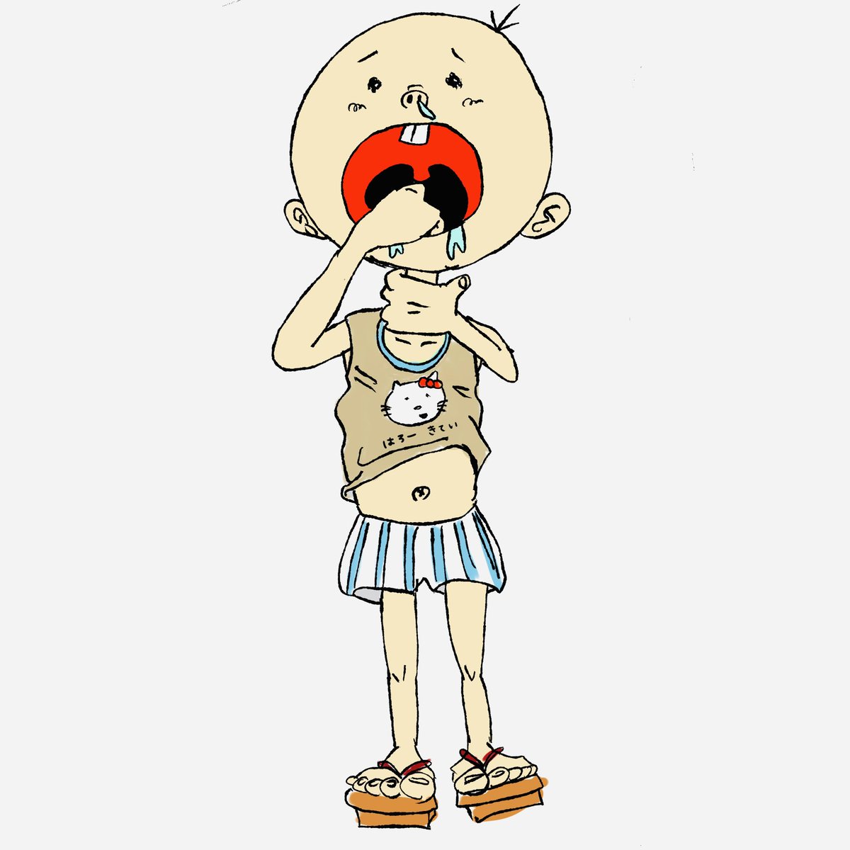 Himitsu_Az's tweet photo. 喉がかゆいよー https://t.co/brjOP48rob