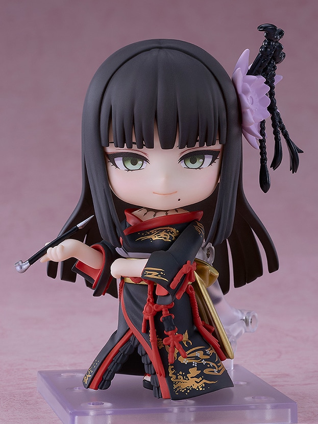 SQEX_eSTORE's tweet photo. 『ファイナルファンタジーXIV』より、「ヨツユ」がねんどろいどになって登場！「微笑み顔」「嘲笑顔」「不快顔」の表情パーツや、「キセル」「銃」などのオプションパーツが付属します。#FF14
https://t.co/mJgb8AeVhL https://t.co/hgTmrE57nm