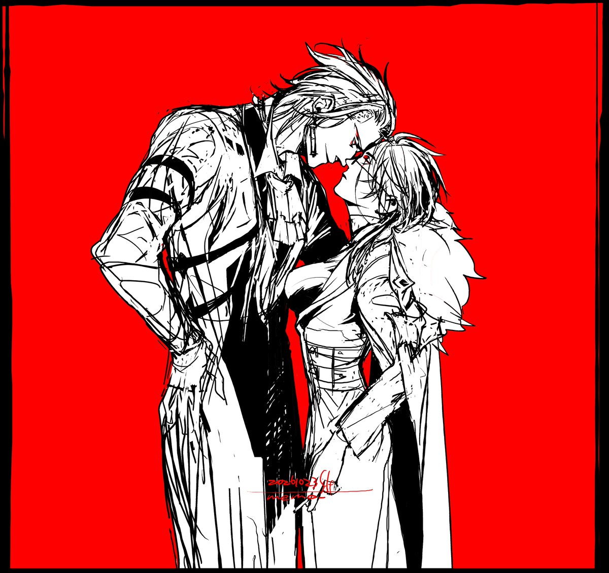 fSpotter_ggn's tweet photo. 女体化本の表紙下絵 https://t.co/53Hrqrufmx