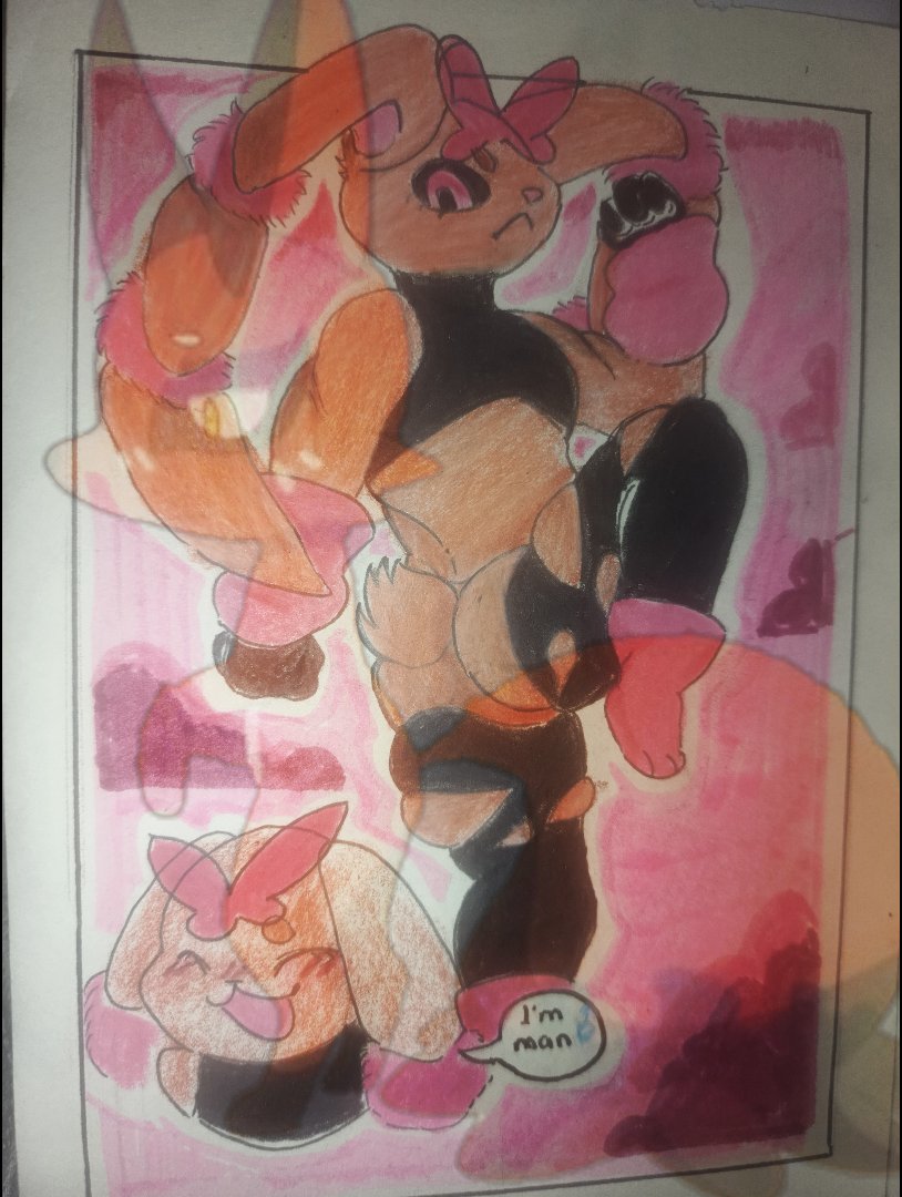RadEvening's tweet photo. Strong ahh Bunny is now in my roster, fight with him, Loves strong woman.

Look my first pkmn oc lmao OLD ASS OC SHEET(I had about 13 xb)// https://t.co/9iDpD39A8L
