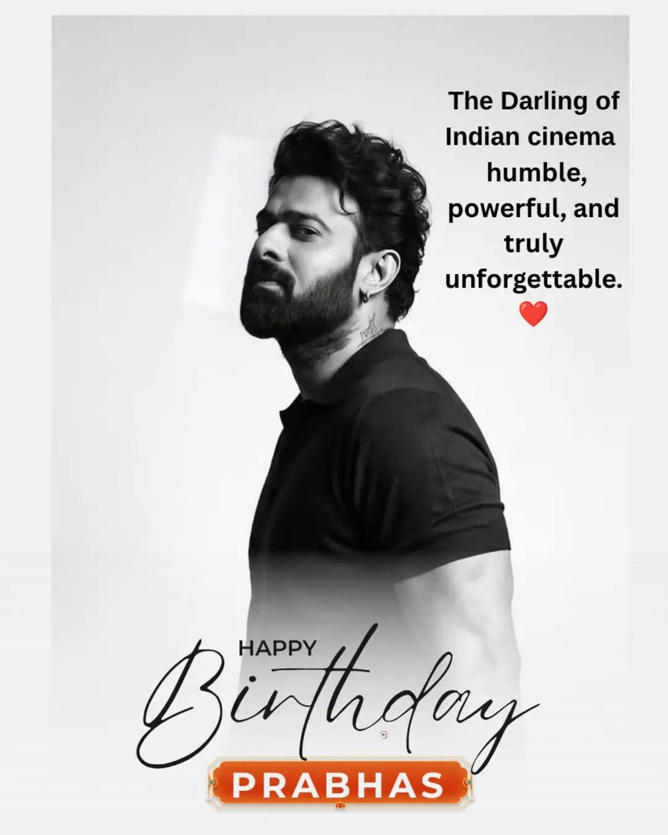 nationalnewsblg's tweet photo. Happy Birthday, Prabhas! 🎂🔥

From Baahubali to becoming a true pan-India superstar, Prabhas has given Indian cinema some unforgettable moments. His calm nature, powerful screen presence, and massive fan following make him one of the most loved stars in the country.

#Prabhas  #HappyBirthdayPrabhas