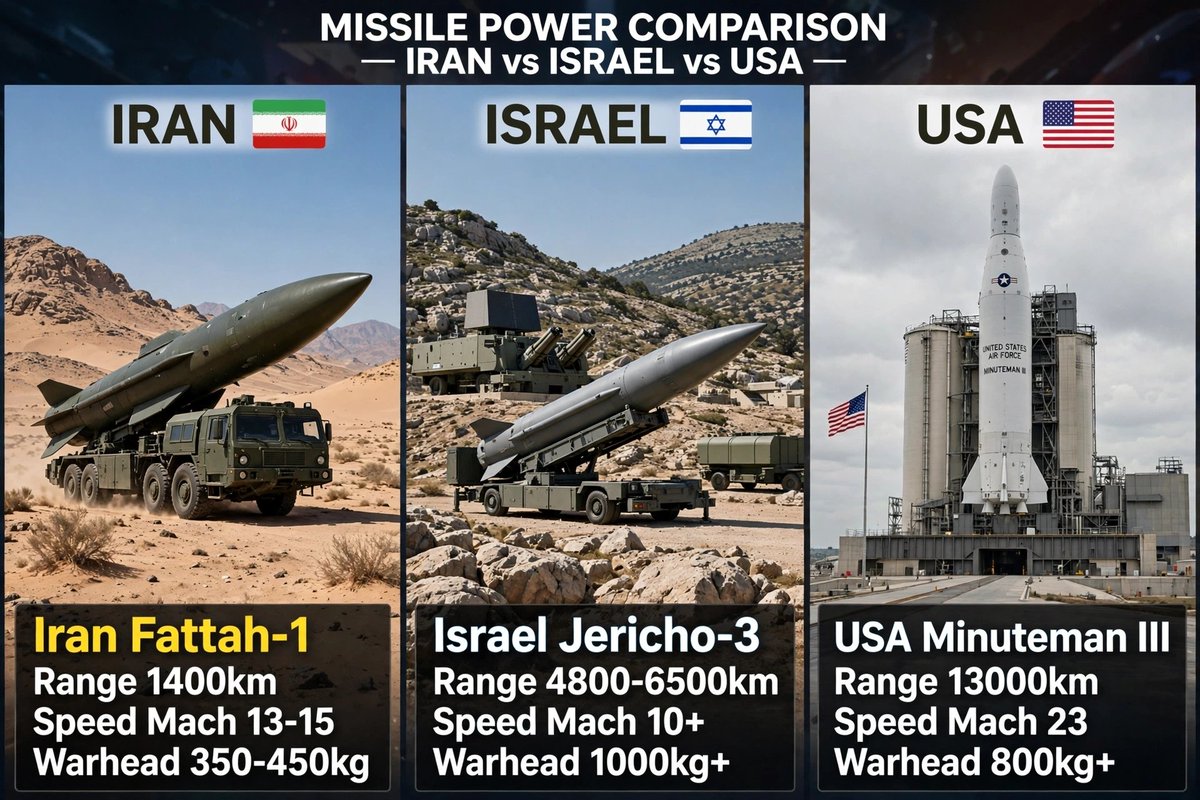 GhayasMir1's tweet photo. Three countries in war situation with massive missles attcks.
Hey @grok which country has largest stock of missiles? https://t.co/18niigoNYA