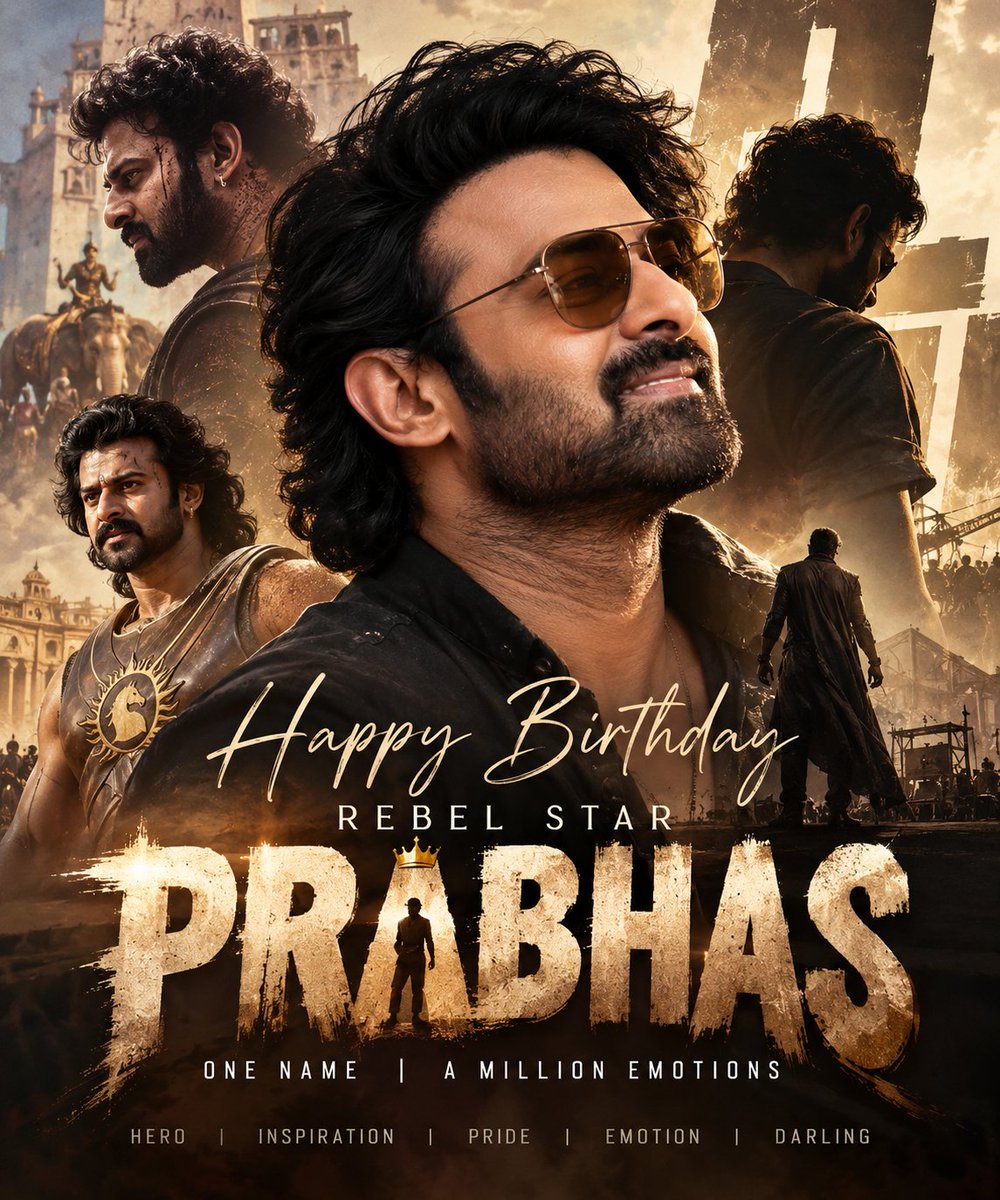 UrstInvariant's tweet photo. ❤️‍🔥👑 HAPPY BIRTHDAY, DARLING PRABHAS ANNA! 👑❤️‍🔥
simplicity, nee style, nee screen presence and nee stardom ki fans eppatiki fida! 🦖💥

Baahubali nunchi Salaar varaku, nee journey every fan ki oka pride moment! 👑❤️‍🔥

#HappyBirthdayPrabhas #DarlingPrabhas #PrabhasFans ❤️‍🔥 https://t.co/i909ADoI7J
