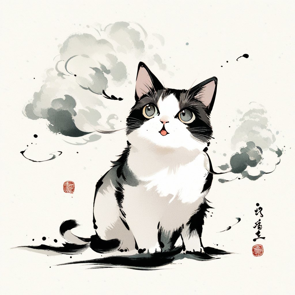 SUtanokami's tweet photo. 🐱「雨の気配がするニャ⛅ https://t.co/79RCua2ixc