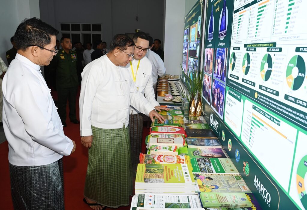 ViewsofMM22's tweet photo. Excerpts from a speech delivered by the President U Min Aung Hlaing at the Opening Ceremony of the Workshop on Future Initiatives for the Sustainable Development of the Rice Sector and the Ceremony to honor those who cultivate, produce, and export "Myanmar Paw San"-which won the World's Best Rice Award for 2026.
---#WhatsHappeningInMyanmar 
New Pawsan varieties must be swiftly adopted in field cultivation to ensure research delivers full benefits to farmers and the public.
---
Everyone had to strive to make Myanmar Pawsan a high-quality National Brand that could represent and uphold the prestige of Myanmar.
---
It was important not only to produce high-quality paddy, but also to secure fair prices, reduce production costs, and establish direct market access.
---
In order to enhance international recognition of the “Myanmar Pawsan”, it was necessary to implement a branding strategy based on quality consistency, traceability of origin, and building consumer trust.