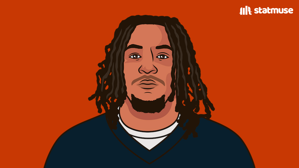 statmuse's tweet photo. Luther Burden vs Patriots:

4 REC
130 YDS
1 TD

Leading the Bears in receiving yards this season. https://t.co/xMgIf5XnX4