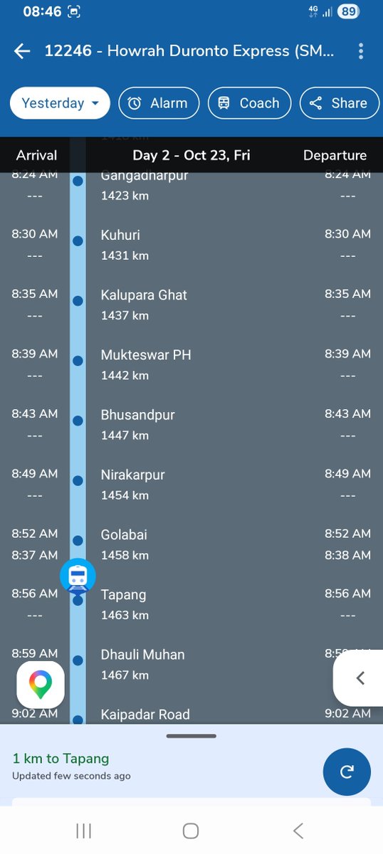 priya_swain's tweet photo. Train no 68446 was detained 35min at both outside and at Platform of BSDP station,to given precedence 12246 which was 45km away & running before it's schedule. @EastCoastRail @DRMKhurdaRoad is your #Jansambad6.0 #grivanceResidual. @RailMinIndia @AshwiniVaishnaw @PMOIndia https://t.co/PfCJwnGOso