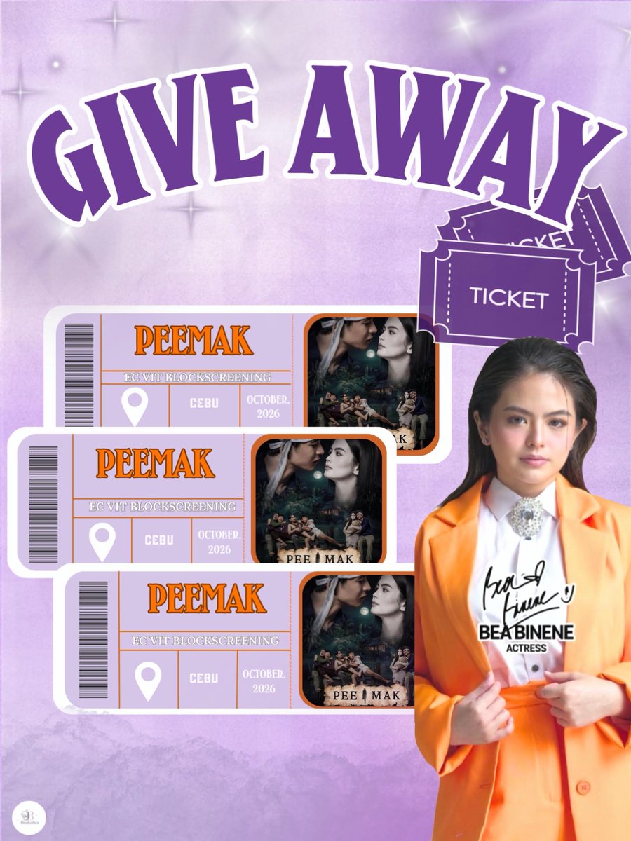 beaholics's tweet photo. FREE GIVEAWAY TIX FOR TOMORROW’S ECVIT BS IN CEBU! 🎟️👀

DM us now to reserve your slot! First come, first served! See youuu! https://t.co/yywVziJ2ad