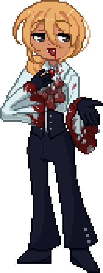 MediaCSect's tweet photo. #pcween commissioned the lovely and talented @plusjealousy to draw Mimo for halloween! dont let his look deceive you, hes a weenie who screams if you try to scare him https://t.co/rKw4QoPpxZ
