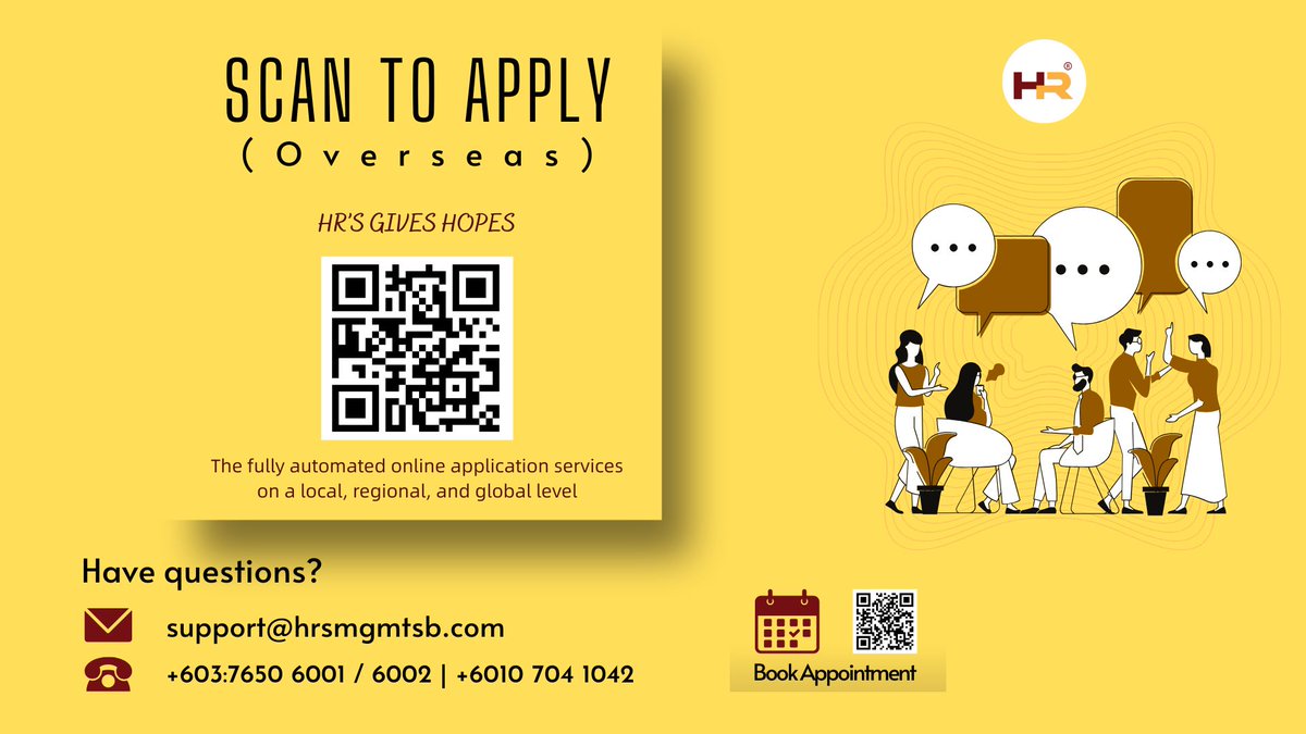 hr_sdn's tweet photo. Fully Automated Online Applications
Self-apply online is available 24/7, allowing you to apply at your convenience.

Register &amp; applying now! 
https://t.co/S35aFEL4DU
https://t.co/aRAzz8vEN2
#OnlineApplication
#fullyautomated
#OverseasPlacement
#hrsgiveshopes
#digitalplatform https://t.co/9dAMgqbmdj