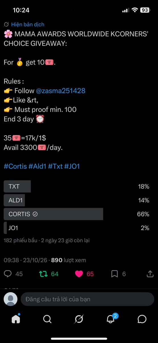 bbiukeo's tweet photo. @zasma251428 For #CORTIS on #2026MAMAVOTE https://t.co/7D4E2m2vrz