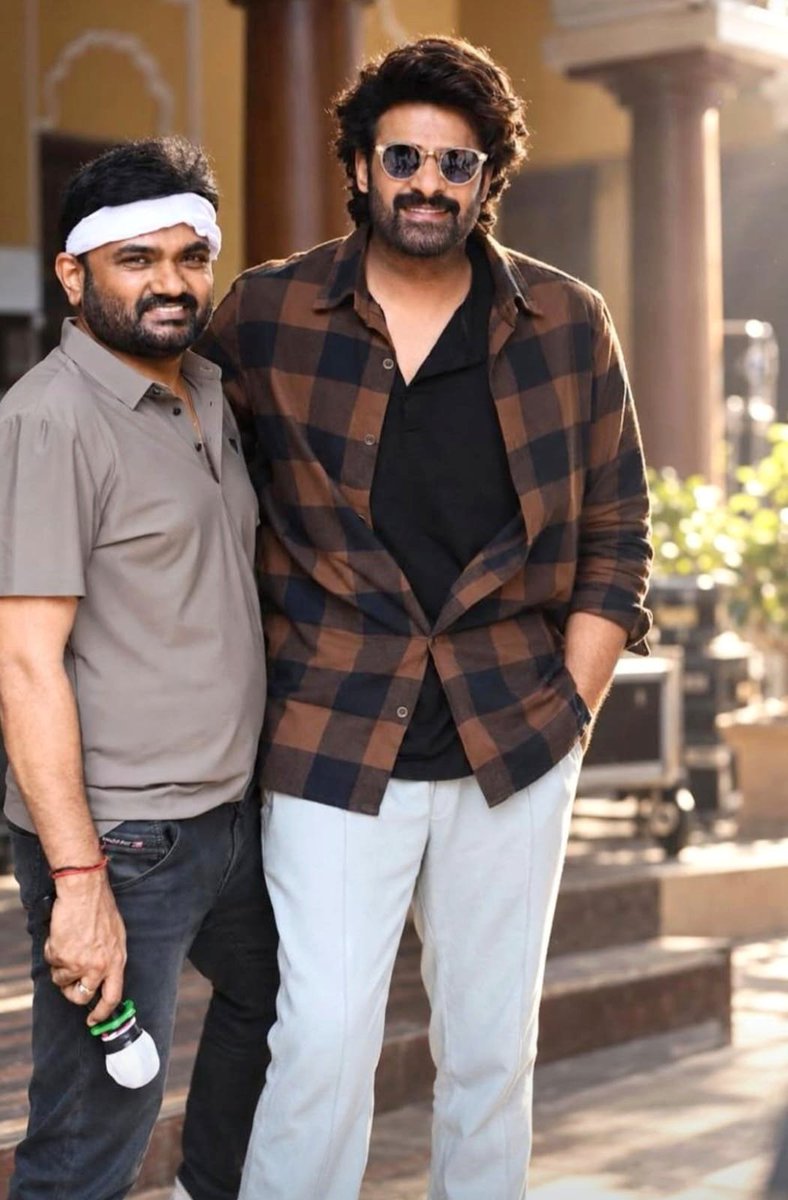 DirectorMaruthi's tweet photo. Happy Birthday, my Guru, my inspiration and one of the greatest human beings I know. ❤️

To India’s Biggest Superstar, 
our #REBELSTAR &amp; DARLING #PRABHAS keep inspiring millions forever.

Wishing you endless happiness, success and love. ❤️
#HBDPrabhas 

Always yours,
Maruthi https://t.co/uF2uSJKN0K