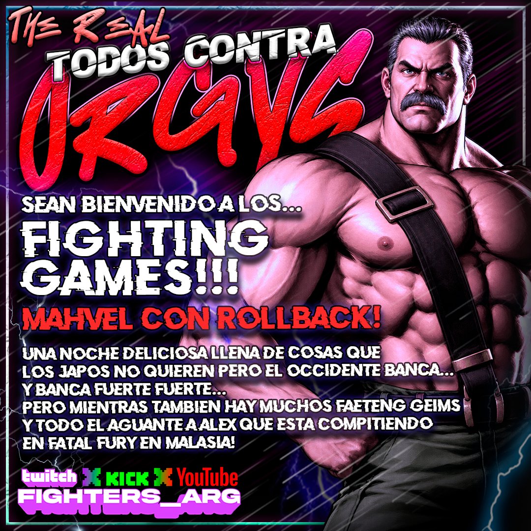 FightersArg's tweet photo. Vamos que vamos!!💥

*🔥TODOS CONTRA ORGYS🔥*

Habemus UMVC3 con rollback mientras vemos la run de FA | Alex! 💥🦾🫣👮🏻‍♂️🎩
Empezamos por YT

https://t.co/WunD3kx02V

https://t.co/WXUEkwKdQn

https://t.co/LCVtaN895f https://t.co/iXArmL1QHx