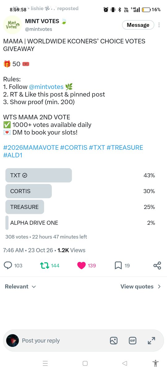 page_meoww's tweet photo. @mintvotes for #TXT https://t.co/dN6CIknG6u