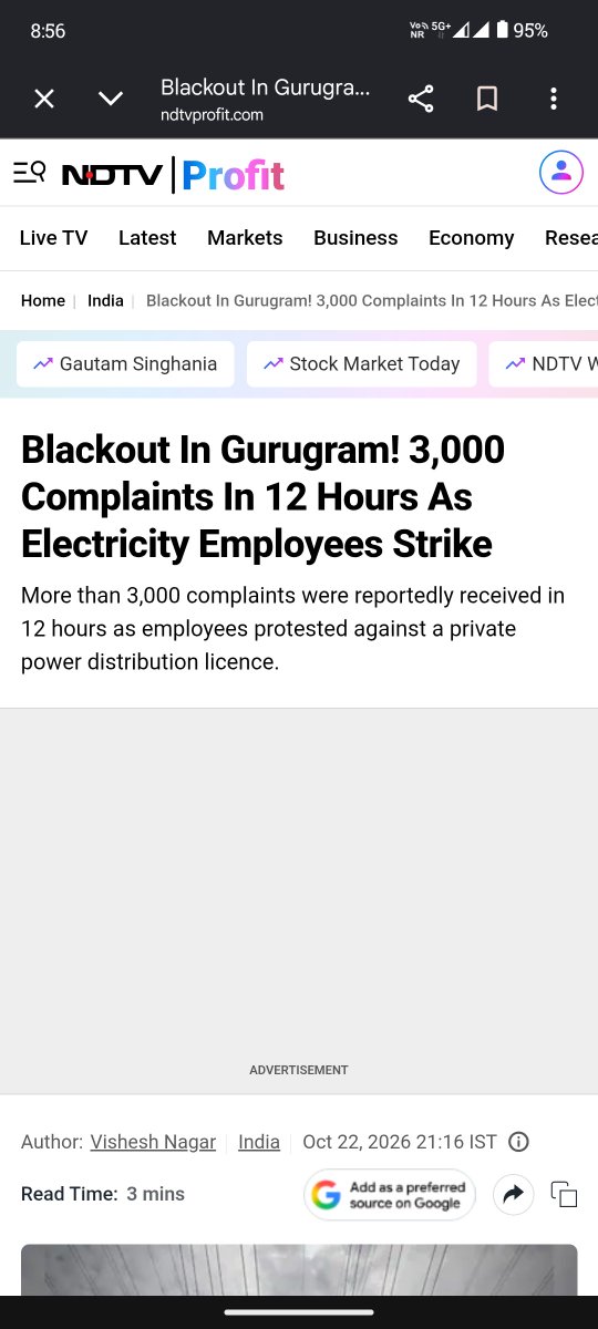 iamgehlot's tweet photo. Hello @ndtv @NDTVProfit
How you and ur editor's response to same news but different presentation. #Shame Godi Media https://t.co/rajqfhoB9N https://t.co/6k4N0l2Pas