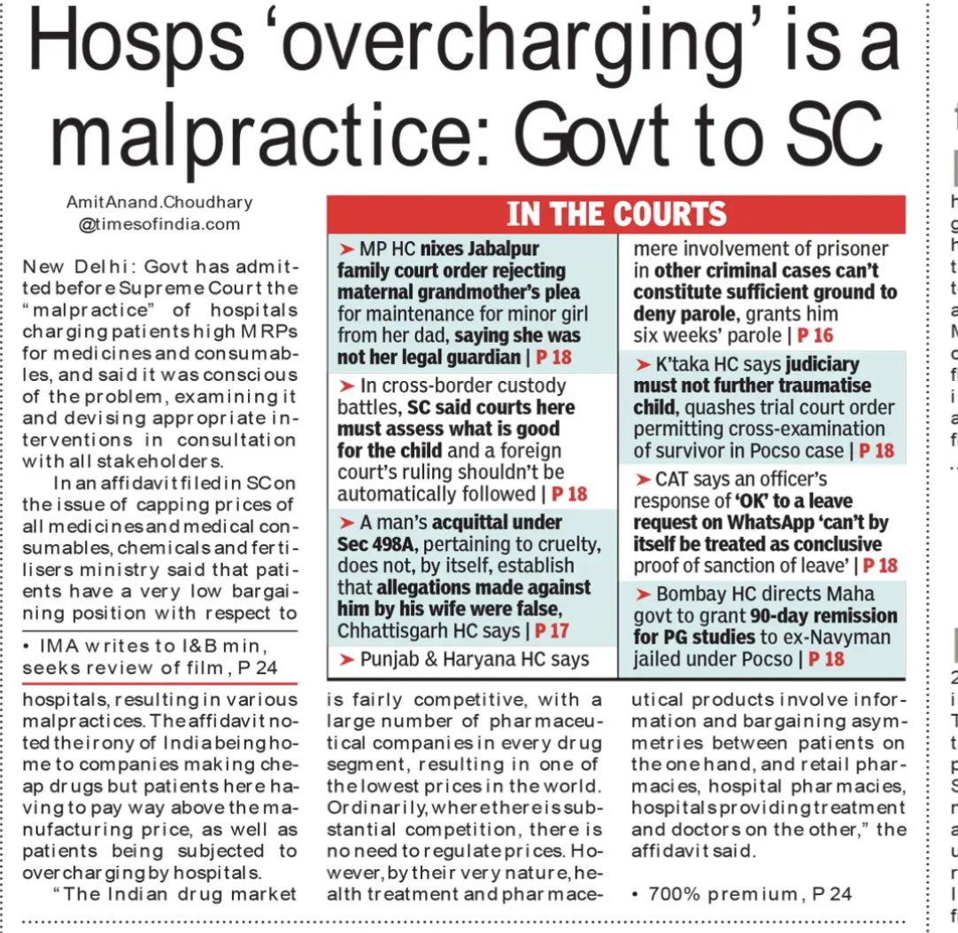 velumania's tweet photo. Why only Hospitals!
Why not diagnostic centres. 

If I know what can be cost of a Sleeper class or First Class in a express train would cost for BLR to MUM, why I should not know the cost of a 16 Slice CT or 1.5T MRI ?

PETCT by done in same Scanner in 20 mins is  Charged from 10,000 to 30,000 Rs. 
Why govt allows looting ?

Any test that costs more than 3000 Rs should be capped and published. 

Hospitals should not price essential services at “Hotels”pricing logic. 

Tag govt authorities if you think it helps society.