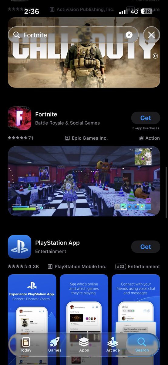 CLSimply's tweet photo. @OrderedSpy @Fortnite Did you even look? Or did you just see the first two results and went duhhhh https://t.co/PMWmRoFgZw