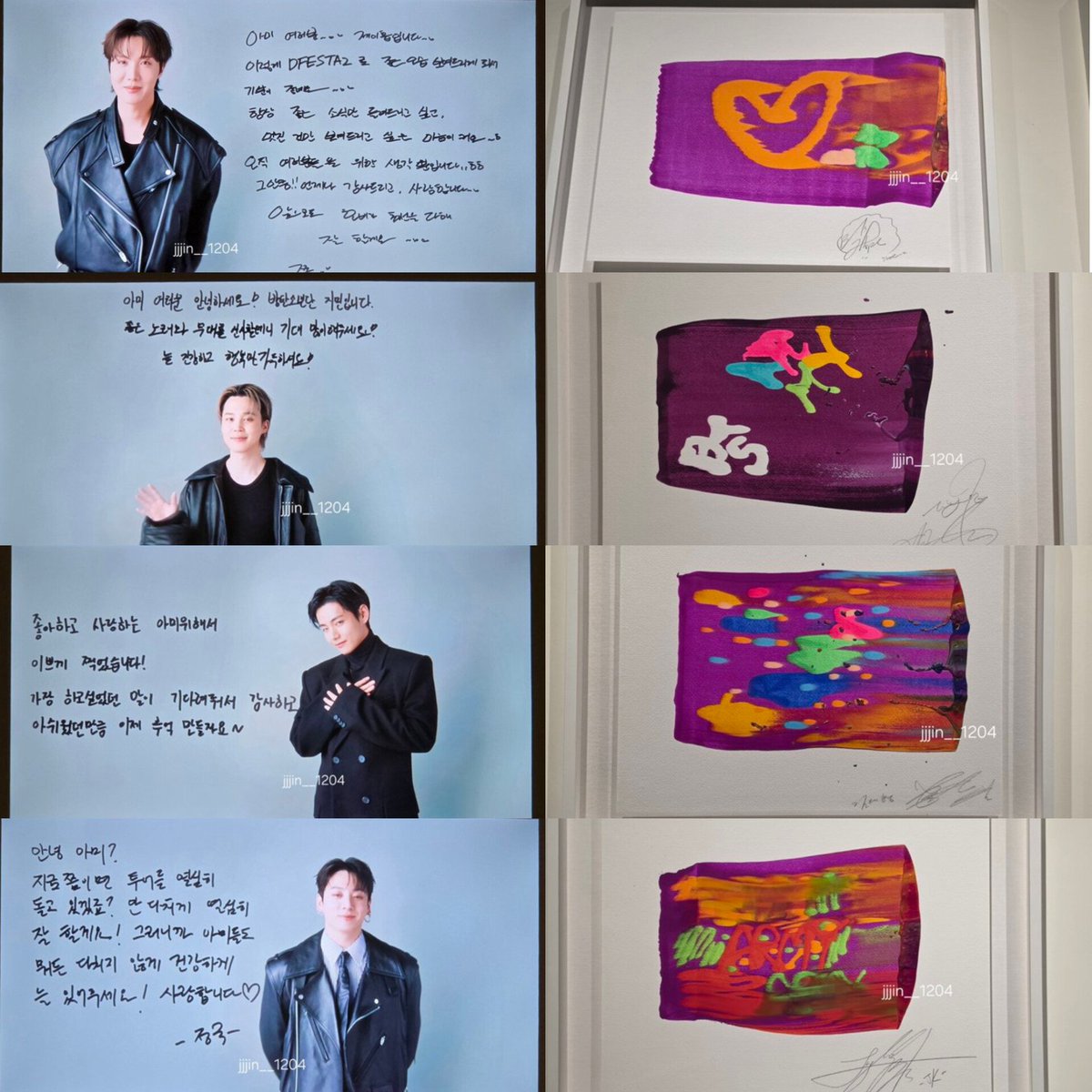 kookyun's tweet photo. BTS member messages and drawings at D’FESTA THE ORIGIN https://t.co/BZn9o4vHcE