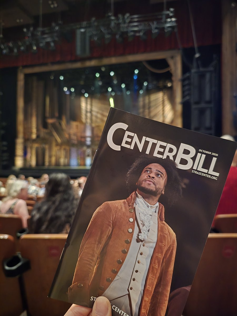 evanposocco's tweet photo. In the room where it happened ⭐️

@HamiltonMusical @StrazCenter https://t.co/Zy93BhnilF