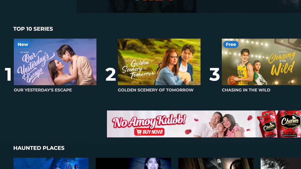 wilbertrosss's tweet photo. golden scenery of tomorrow is currently in second place among the top 10 series on the vivaone app.

while univerkada’s university series is currently ranked among the top 6 series on the app as of today (OYE, GSOT, CITW, AOTD, SSA, and TRIE) https://t.co/BJJFGWnh84