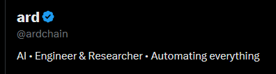 ryzerth's tweet photo. @C0NWIC the very first thing in his bio is "AI", he constantly posts about AI and the post in question implies that he AI reverse engineered something. I think it's more than fair to refer to him as an "AI bro". https://t.co/0NsAPUw3JA