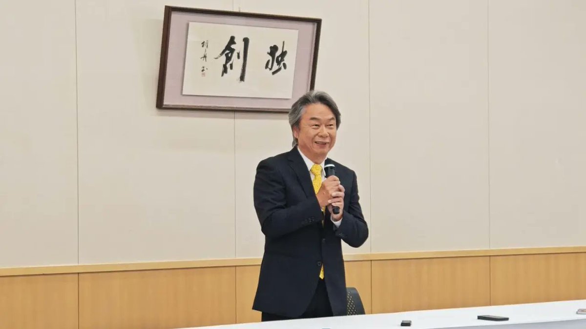 Stealth40k's tweet photo. Miyamoto says Nintendo has 3,000-4,000 developers and around 10,000 employees worldwide (it's actually less based on Nintendo's financials) so it's more difficult to share the spirit of originality with everyone.

https://t.co/Z29VXL1X3z https://t.co/cXPxgzqtuK