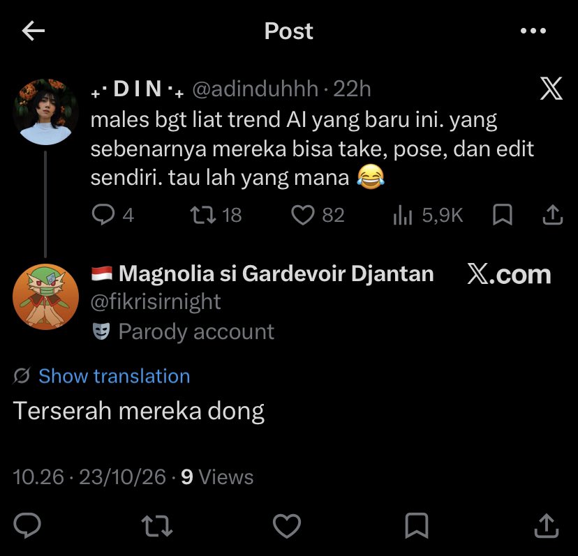 adinduhhh's tweet photo. jir ngetweet gini doang langsung di cap parasit.. rapuuuhhh rapuh sekaliiiiii 💔🥀 https://t.co/Dy9NwRDTDB